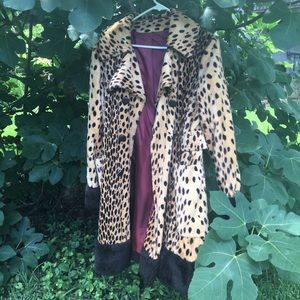 Vintage Cheetah Coat